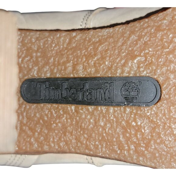 Timberland Womens Heeled Lace-Up Boots Tan Leather 8 - Picture 7 of 11